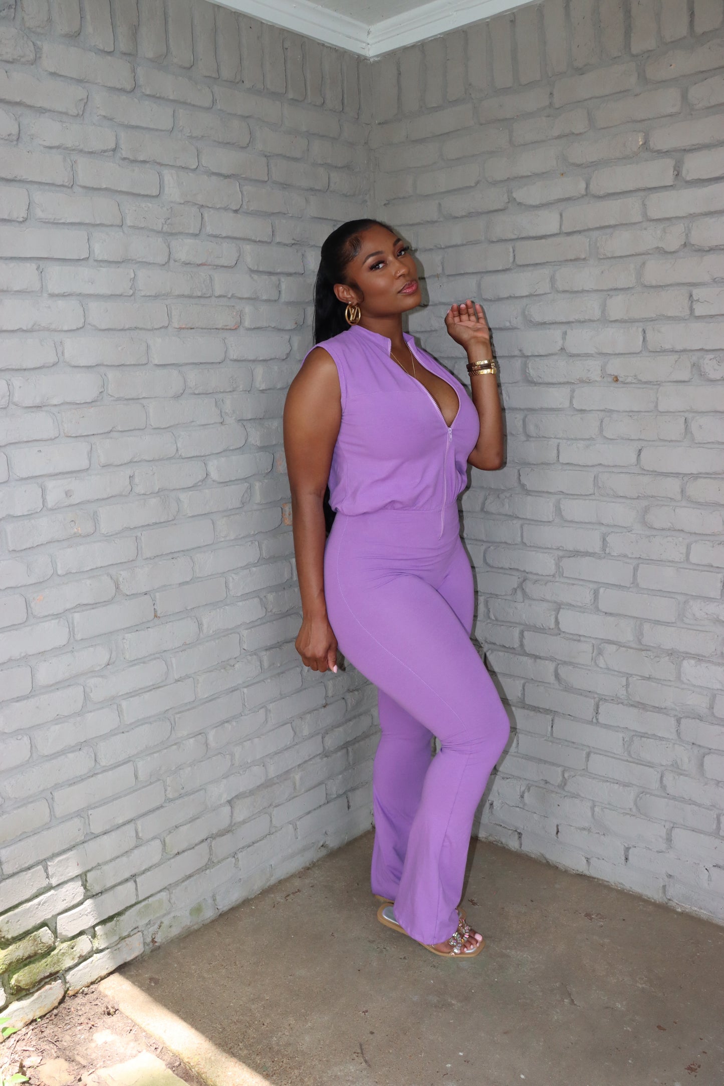 Stay Active Flare Jumpsuit