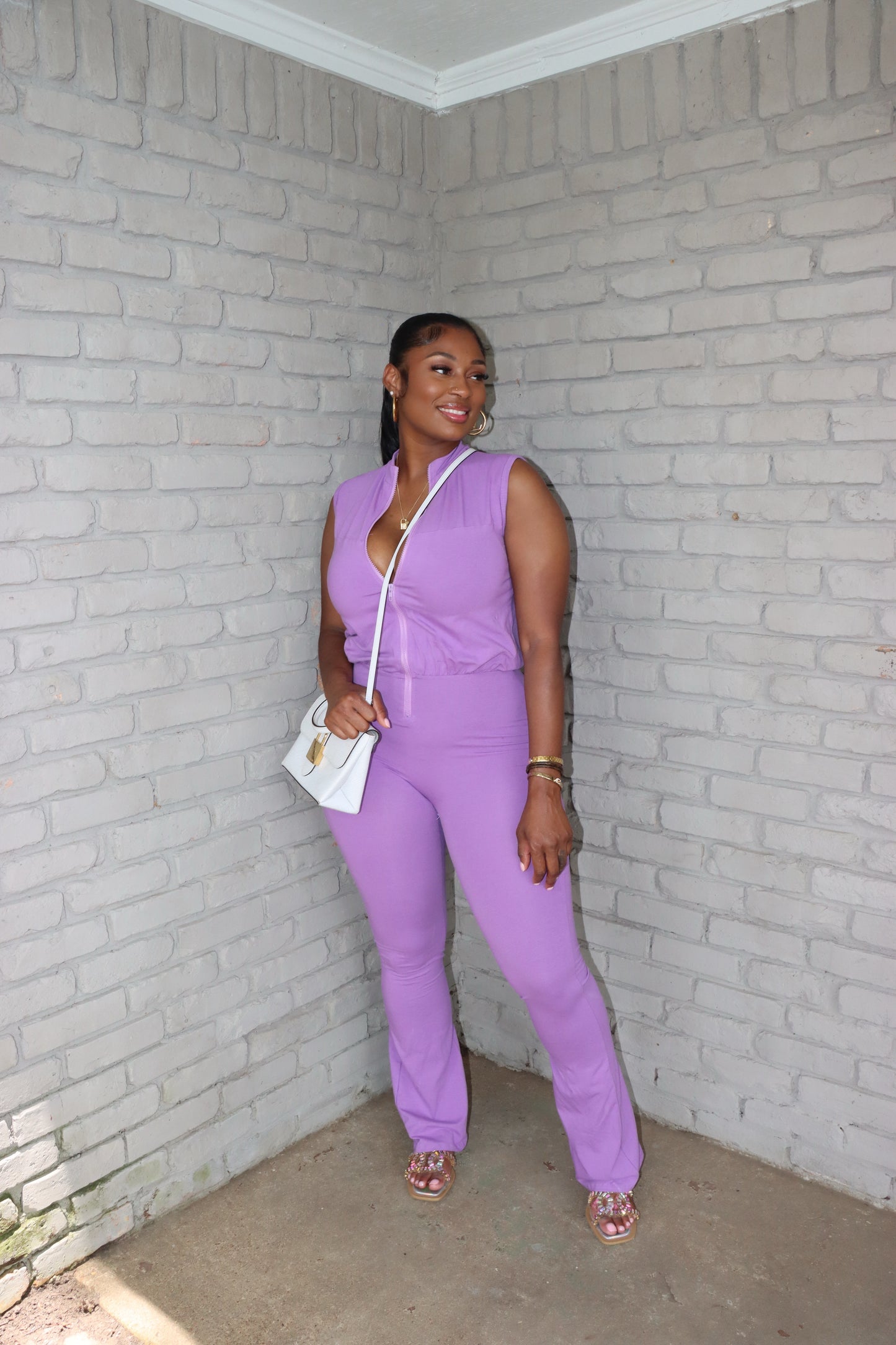 Stay Active Flare Jumpsuit