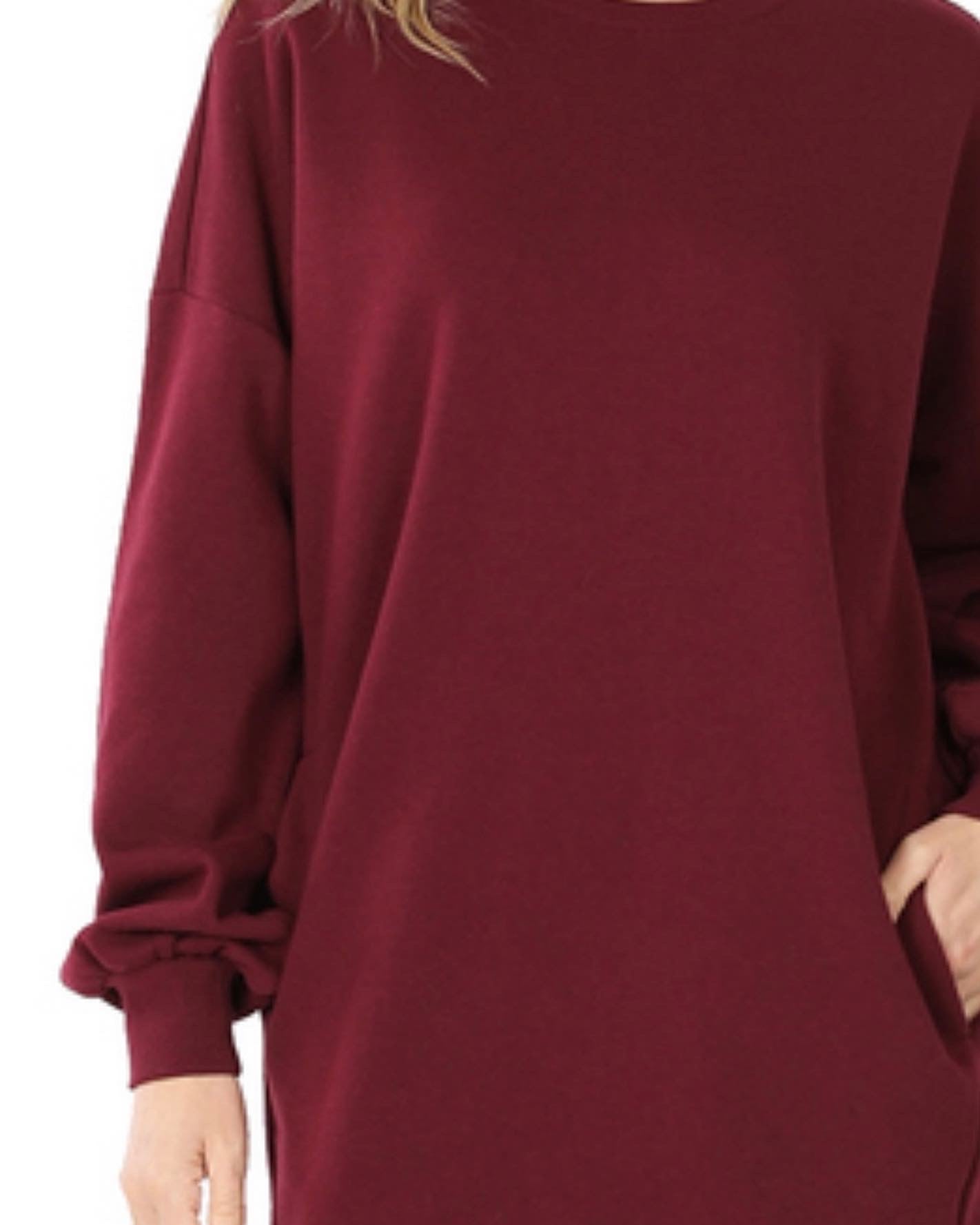 Luxe Vibes Sweatshirt Dress