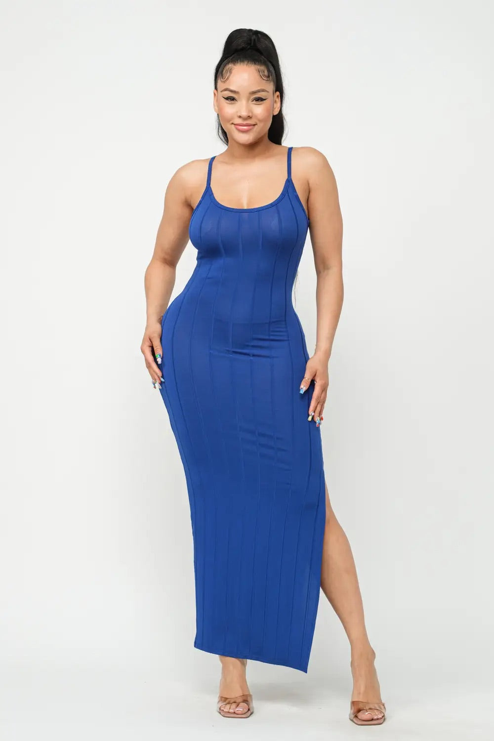 Nia Ribbed Maxi Dress